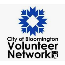 Logo for City of Bloomington Volunteer Center