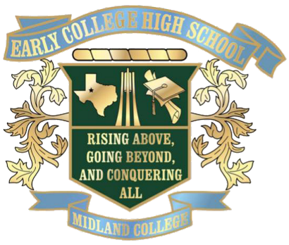 Logo for ECHS @ MC (Early College High School at Midland College)