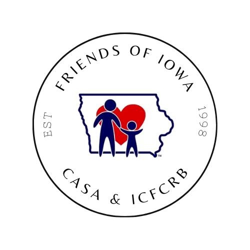 Logo for Friends of Iowa CASA and ICFCRB