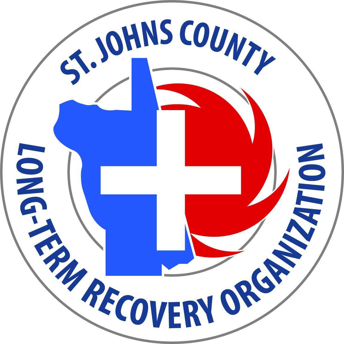 Logo for St. Johns County LTRO/VOAD (Long-Term Recovery Org/Voluntary Organizations Active In Disaster)